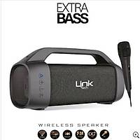 LinkTech M300 Karaoke Mikrofonlu Bluetooth Speaker Kablosuz Hoparlör Siyah LPS-M300