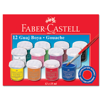 Faber Castell Guaj Boya 12 Renk