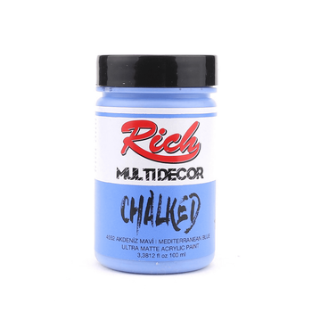Rich Multi Decor Chalked 4552 Akdeniz Mavi