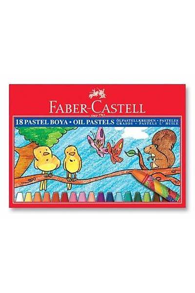 Faber-Castell Karton Kutu Pastel Boya, 18 Renk