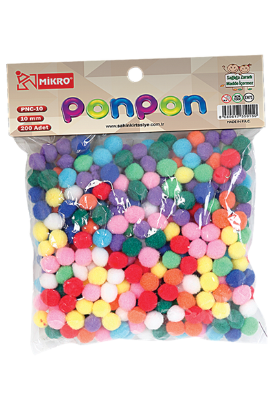 Mikro Pnc-10 200 l Ponpon 10 mm.