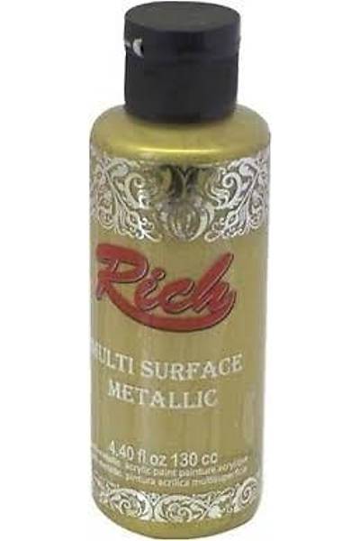 Rich Multi Surface Metalik Boya 130cc - 6510 Beyaz Altn