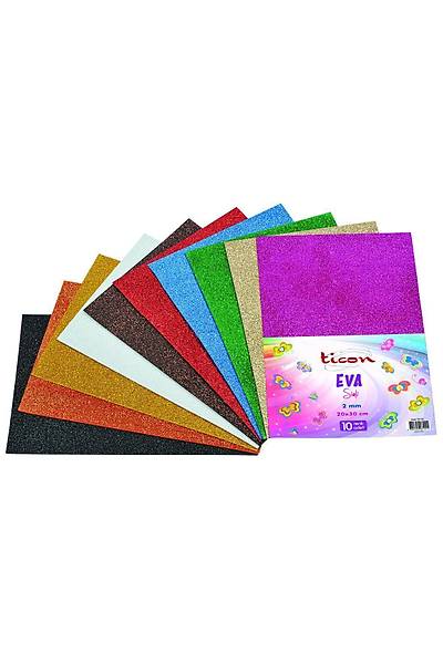 Ticon 2mm Simli Eva 20x30cm Kark Renk 10 lu
