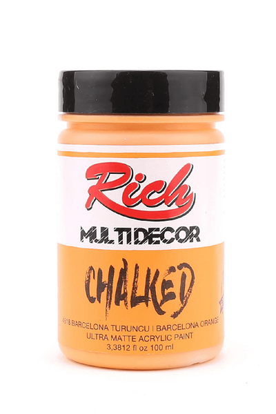 Rich Multi Decor Chalked 4518 Barcelona Turuncu 100 cc