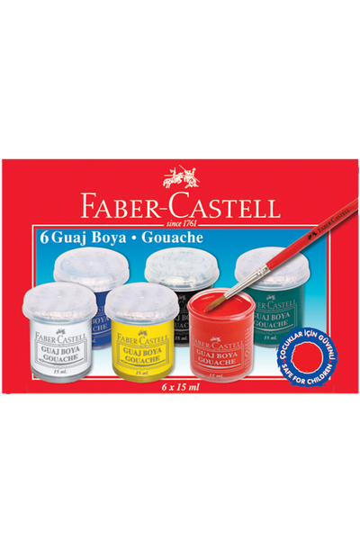 Faber-Castell Guaj Boya 6 Renk