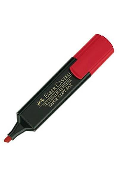 Faber Castell 1548 Fosforlu Kalem Krmz