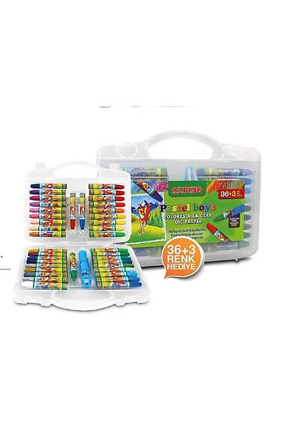 Alpino 36+3 Pastel Boya Plastik Kutu