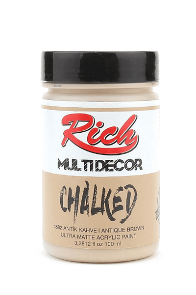 Rich Multi Decor Chalked 4582 Antik Kahve