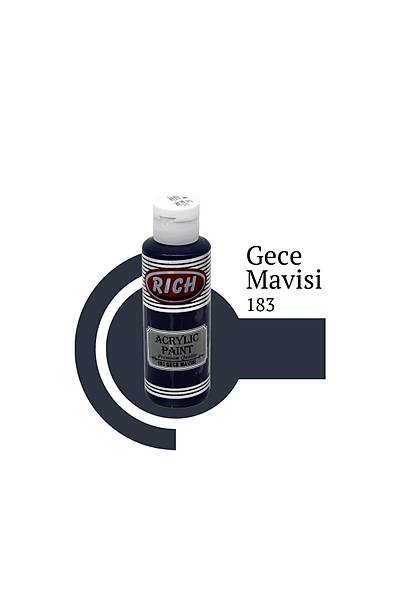 Rich Akrilik Boya 130cc 183 Gece Mavisi