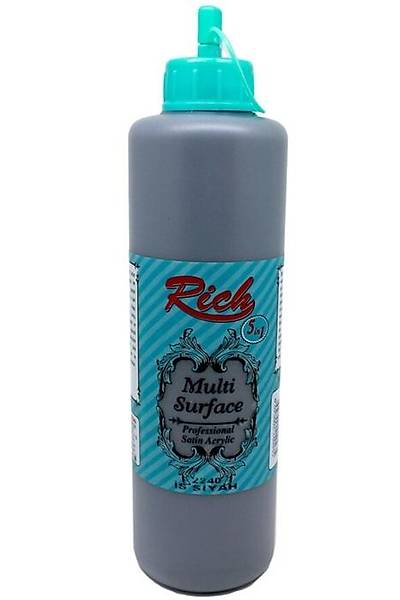 Rich Multi Surface s Siyah 500 Cc Akrilik Boya