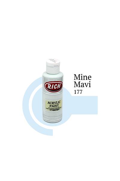Rich Akrilik Boya 130cc 177 Mine Mavi