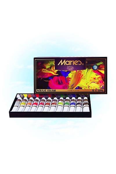 Maries Akrilik Boya 12ml 12'li