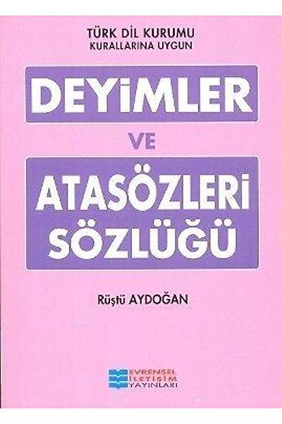 Deyimler ve Ataszleri Szl  Rt Aydoan