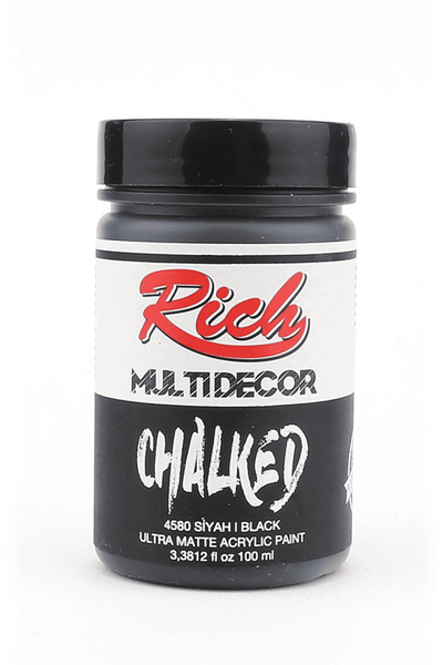 Rich Multi Decor Chalked 4580 Siyah 100 Ml