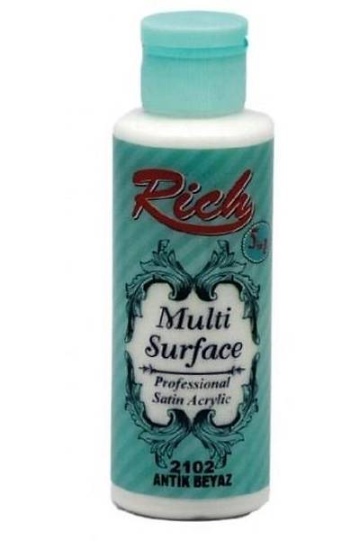 Rich Multi Surface  Akrilik Boya 500 cc. 2102 Antik Beyaz