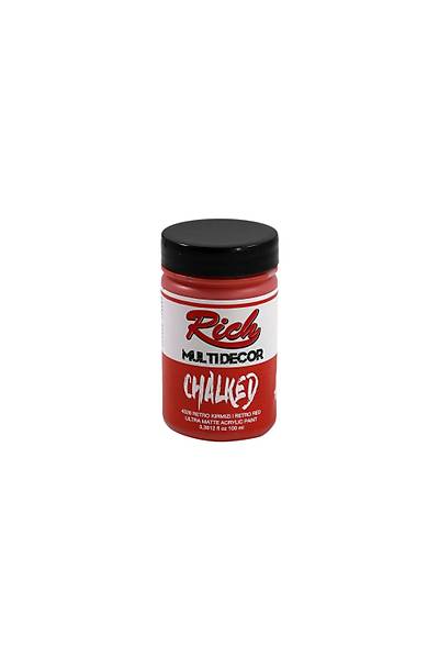 Rich Multi Decor Chalked 250 Cc 4528 Retro Krmz Akrilik Boya
