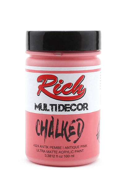 Rich Multi Decor Chalked 4524 Antik Pembe