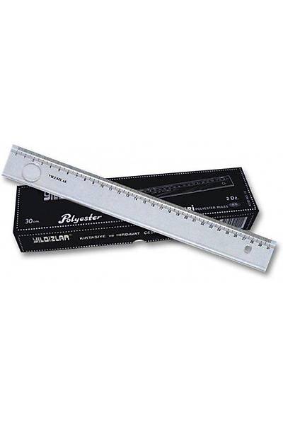 Yldzlar Cetvel Mercekli Plastik Cetvel 30cm