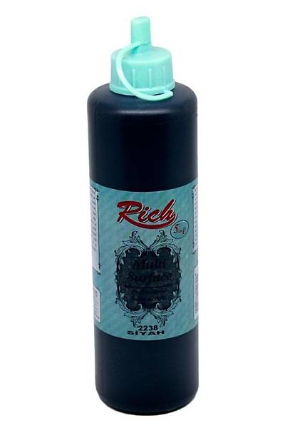 Rich Multisurface Akrilik Boya 2238 Siyah 500 cc