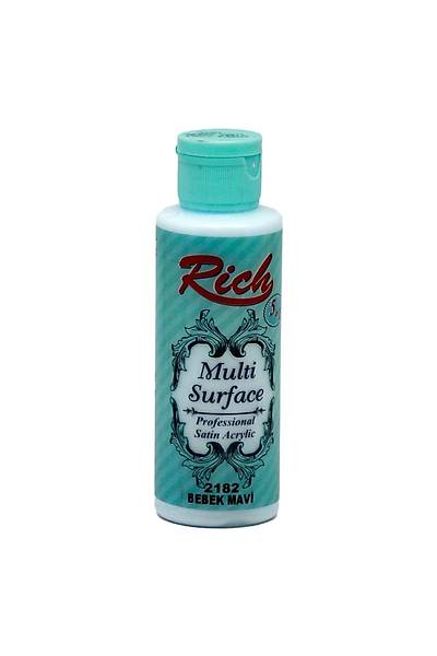 Rich Multi Surface Akrilik Boya 130cc 2182 Bebek Mavi