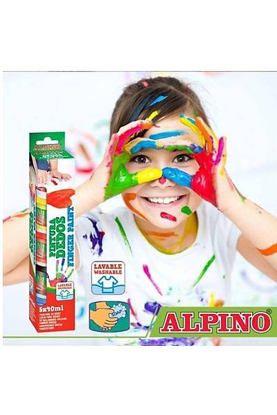 Alpino 6 l Parmak Boyas 6x25 Ml