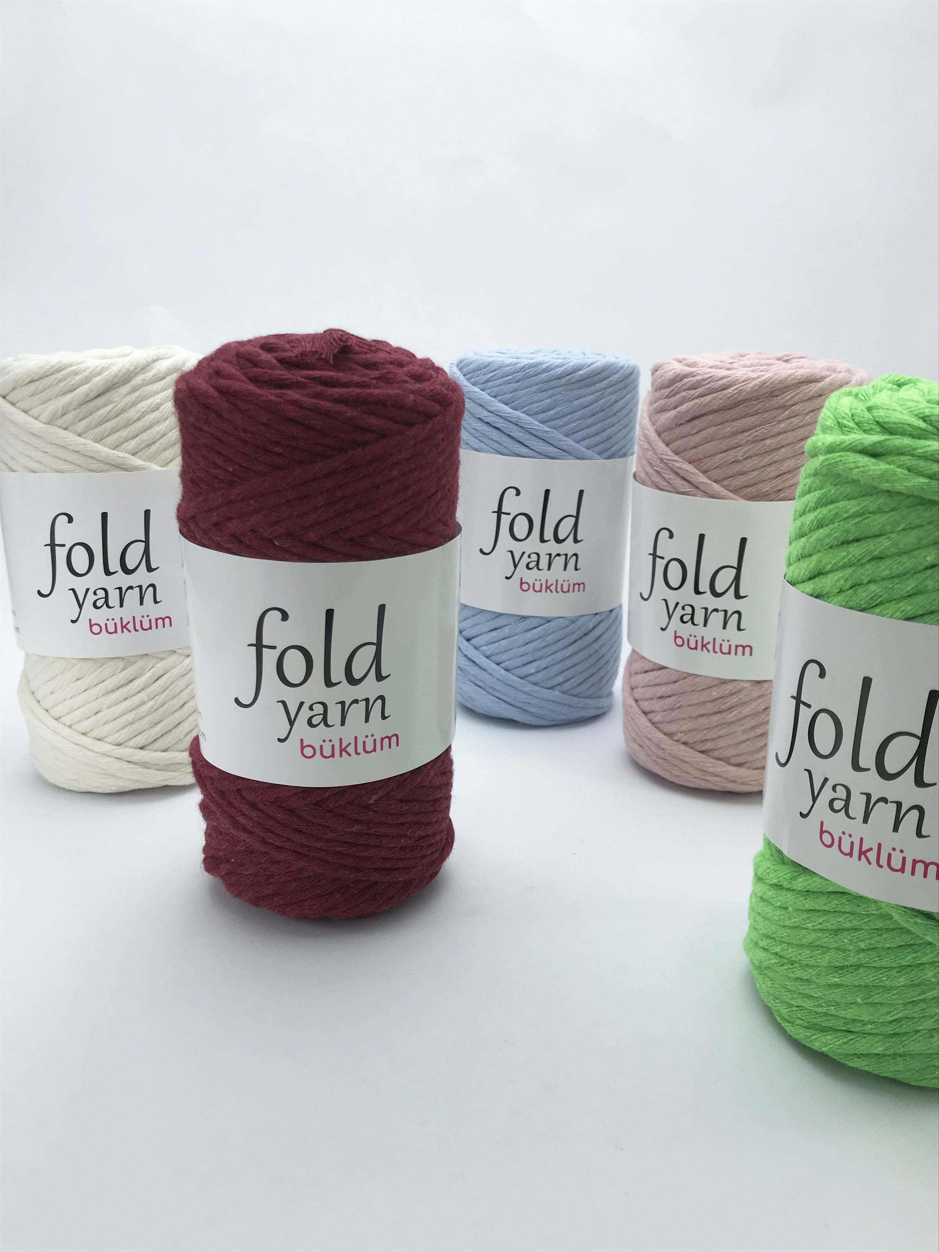 Büklüm Makrome Haki Yeşil « FOLD YARN Makrome iplikleri ve aksesuar
