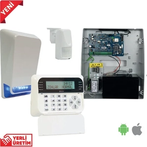 Teknim (TSP-5324LCDA) LCD Gsm/gprs Li Pars Serisi Kablolu Alarm Seti (Ak� Dahil)