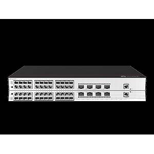 24 10/100/1000BASE-T ports 4 GE SFP ports PoE AC power