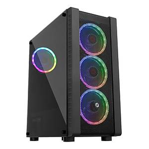 FRISBY FC-9320G 600W 80PLUS 4 X DUAL RGB KUMANDA MIDI TOWER KASA