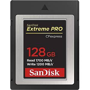 Extreme Pro 128GB 1700 MB/s CFexpress Type-B
