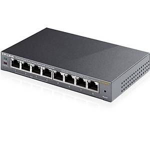 10/100/1000Mbps 8xPort PoE Destekli Easy Smart Switch