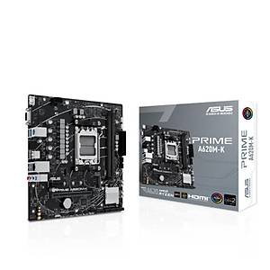ASUS PRIME A620M-K DDR5 6400MHZ 1XVGA 1XHDMI 1XM.2 USB 3.2 MATX AM5 ( AMD AM5 7000 SER�S� ��LEMC� UYUMLU)