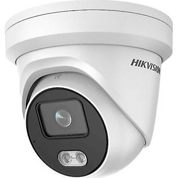 Hkvson DS-2CD1347G0-LUF 4mpix, 2,8mm Lens, H265+, 30MT Gece Gr, Dahili Mikrofon, Color Vu Lite, Full Time Color, Dome Ip Kamera