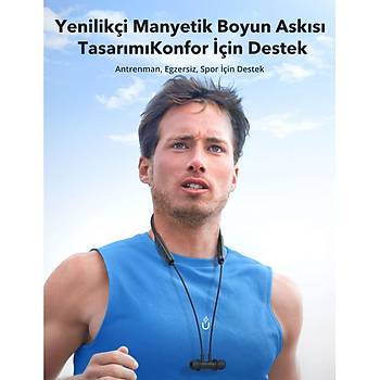 ENC Mikrofonlu M�knat�sl� Boyun Ask�l� Bluetooth Kulakl�k IPX5 5.2 Bt