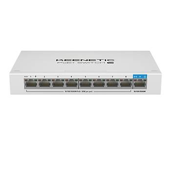 PoE+ Switch 9 1x1Gbit 8x1Gbit PoE+ Port IEEE 802.3af/at 120W