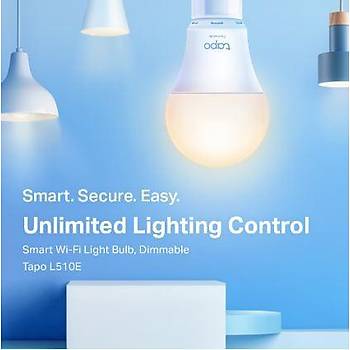 Tapo Smart Wi-Fi Light Bulb Dimmable 2-Pack