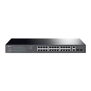 TP-LINK TL-SG1428PE 24 PORT GIGABIT + 2XGIGABIT RJ45/SFP UPLINK YNETLEBLR 250W POE RACKMOUNT SWITCH