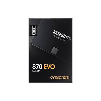 Samsung 870 Evo 2TB 2.5'' SATA SSD (560-530MB/s)