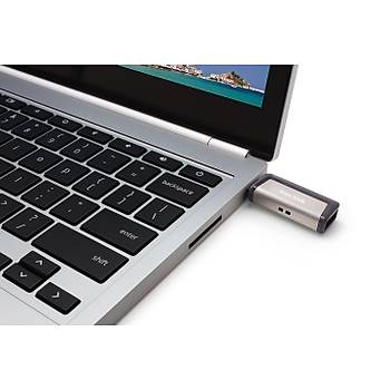 128GB Ultra Dual Drive Type C USB 3.1 Gri USB Bellek