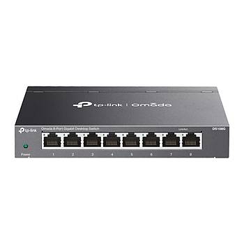 TP-LINK OMADA DS108G 8 PORT GIGABIT MASAST METAL KASA SWITCH