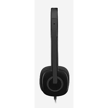 LOGITECH H151 STEREO KULAKLIK SYAH 981-000589