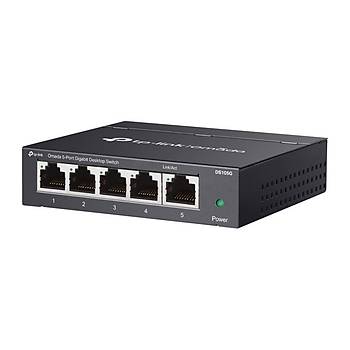TP-LINK OMADA DS105G 5 PORT GIGABIT YNETLEMEZ METAL KASA SWITCH