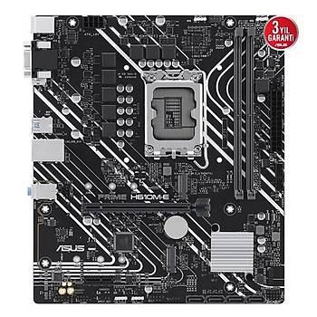 Asus Prime H610M-E D5 Csm 1700P Vga Hdmi Dp