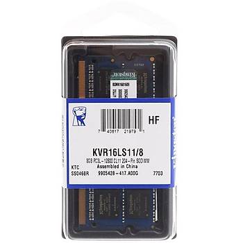 Kingston 8GB 1600 DDR3L KVR16LS11/8WP (NB)