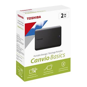 2TB CANVIO BASICS 2.5" USB3.2 G1 TOSHIBA HDTB520EK3AA
