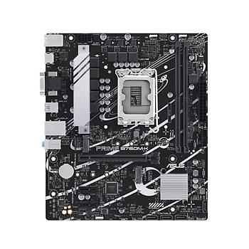 ASUS PRIME B760M-K DDR5 8000MHZ 1XVGA 1XHDMI 2XM.2 USB 3.2 MATX 1700P (12. / 13. VE 14. NES�L ��LEMC� UYUMLU)
