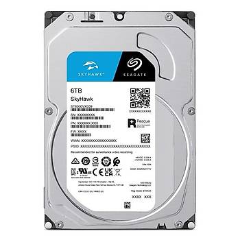Seagate Skyhawk 6TB 5400Rpm 256MB -ST6000VX009