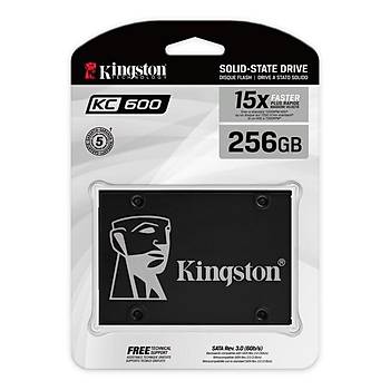 Kingston KC600 256GB 2.5'' SATA SSD (550/500MB)