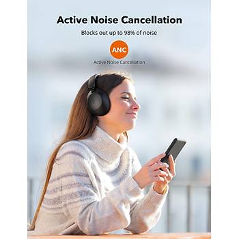 SoundSurge Bluetooth 5.3 Kablosuz Kafast ANC Kulaklk