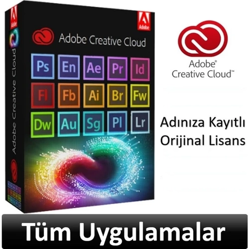 Adobe Creative Cloud Tüm Uygulamalar 1 Yýl